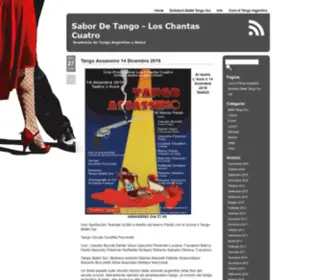 Sabordetango.org(Sabor De Tango) Screenshot