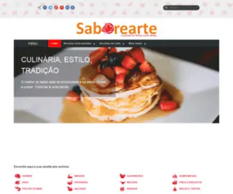 Saborearte.com.br(Culinária feita com arte) Screenshot