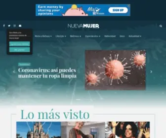 Saborizante.com(El sitio que inspira a la Nueva Mujer) Screenshot