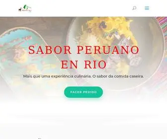 Saborperuanoenrio.com.br(Comida Peruana) Screenshot