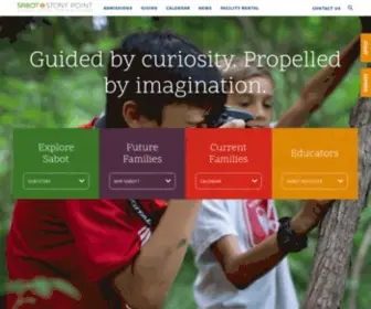 Sabotatstonypoint.org(Progressive Education for Children in Preschool through 8th Grade) Screenshot