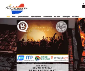 Sabraaifest.com(South African Braai & Potjie Fest) Screenshot