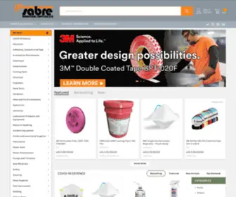 Sabreindustrial.com(Sabre Industrial Supplies) Screenshot