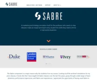 Sabresim.com(SABRE Simulation) Screenshot