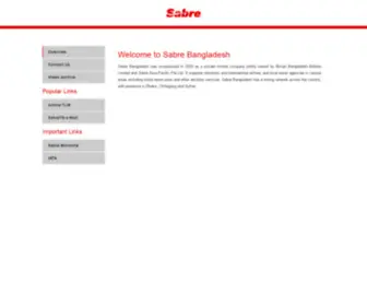 Sabretn.com.bd(Sabre Travel Network(Bangladesh) Limite) Screenshot