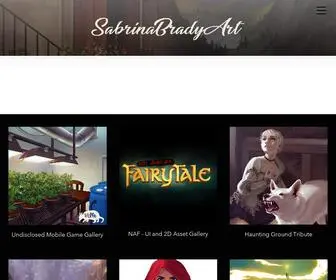 Sabrinabradyart.com(Gallery) Screenshot