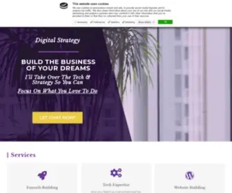 Sabrinathedigitalwitch.com(Helping business owners automate their business online without overwhelm. Funnel) Screenshot