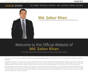 Saburkhan.info(Sabur Khan) Screenshot