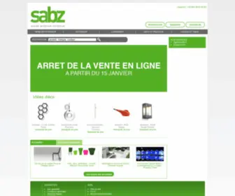 Sabz.fr(Mobilier design) Screenshot