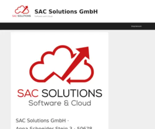 Sac-Solutions.de(Sac Solutions) Screenshot