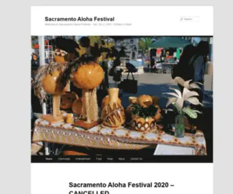 Sacalohafest.org(10th Sac Aloha FestSacramento Aloha Festival) Screenshot