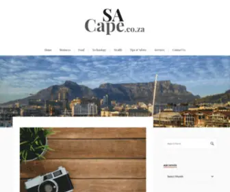 Sacape.co.za(SA Cape) Screenshot