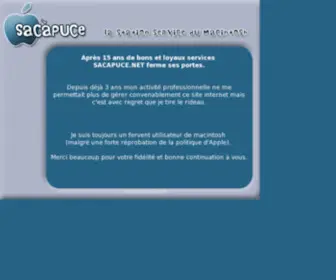 Sacapuce.net(La station service du macintosh (FERME)) Screenshot