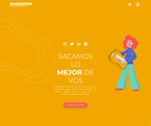 Sacapuntas.com.uy(Comunicación y Marketing) Screenshot