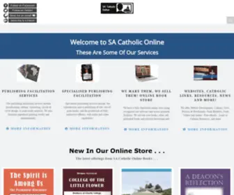 Sacatholiconline.org(SA Catholic Online) Screenshot