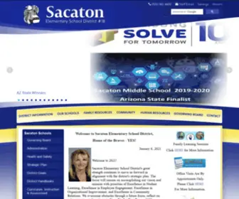 Sacatonschools.org(Sacaton Schools) Screenshot