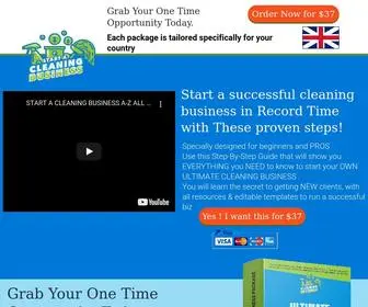 Sacb.co.uk(Start A cleaning business UK) Screenshot