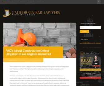 Sacbarlawyer.org(California Bar Lawyers Association Blog) Screenshot