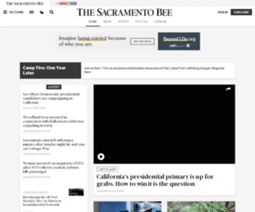 Sacbee.com(The Sacramento Bee) Screenshot