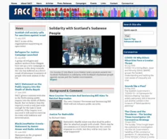 Sacc.org.uk(Civil Liberties and Human Rights) Screenshot