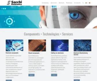 Sacchielettronica.it(Sacchi Elettronica) Screenshot