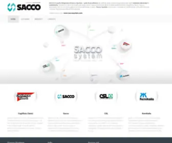 Saccosrl.it(Clerici Sacco International) Screenshot