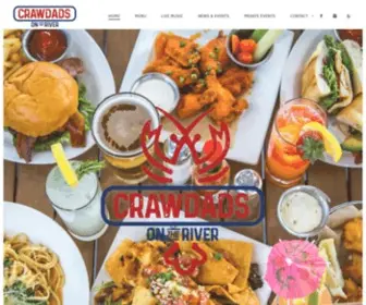 Saccrawdads.com(Crawdads on the River) Screenshot