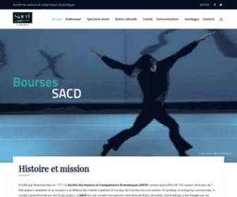 SaCD.ca(Accueil) Screenshot