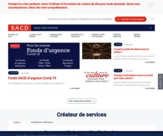 SaCD.fr(Accueil) Screenshot