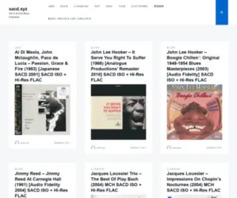 SaCD.xyz(SACD & DSD Music Download) Screenshot