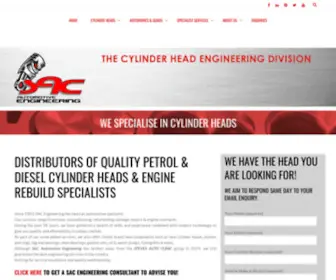 Sacengineering.co.za(The Cylinder Head Engineering Division) Screenshot