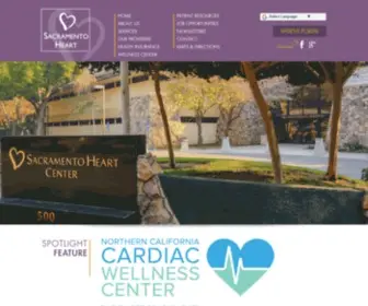 Sacheart.com(Sacramento Heart & Vascular Medical Associates) Screenshot