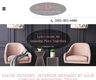 Sachedesigns.com(Interior Designer at Saché Designs) Screenshot