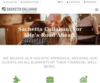 Sachetta.com(Financial Planning for Life's Road Ahead) Screenshot