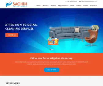 Sachinenterprises.co.in(No.1 House Keeping Services) Screenshot