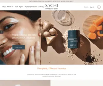 Sachiskin.com(Treating hyperpigmentation) Screenshot