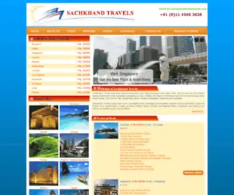 Sachkhandtravels.com(Sachkhand Travels) Screenshot