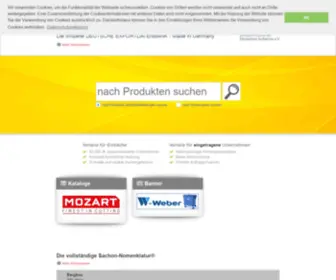 Sachon-Exportadressbuch.de(Deutschland liefert) Screenshot