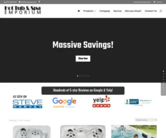 Sachottub.com(Hot Tub & Spa Emporium) Screenshot