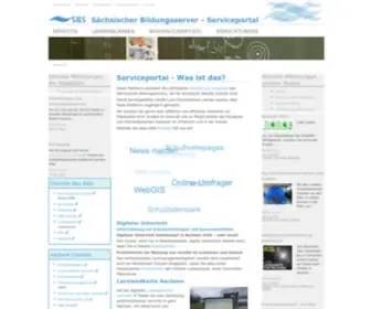 Sachsen.schule(Sächsischer bildungsserver) Screenshot