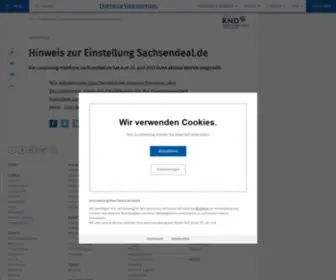 Sachsendeal.de(Leipziger Volkszeitung) Screenshot