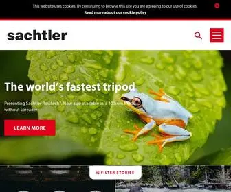 Sachtler.com(Producer of Professional Camera Support Equipment) Screenshot