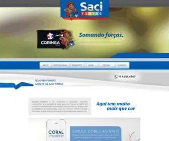 Sacitintas.com.br(Saci Tintas) Screenshot