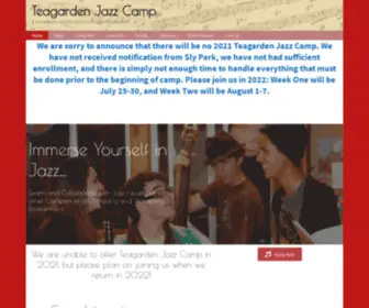 SacJazzcamp.org(The Sacramento Traditional Jazz Camp) Screenshot