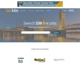 SacJobs.com(Find a Job) Screenshot
