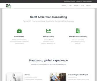 Sackermanconsulting.com(Fractional CFO) Screenshot