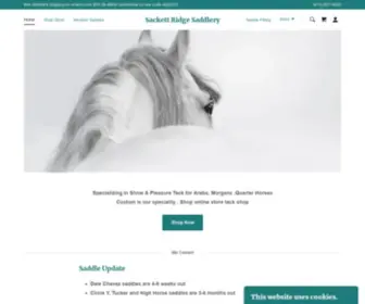 Sackettridge.com(Sackett Ridge Saddlery) Screenshot