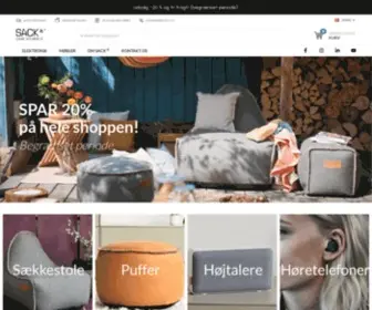 Sackit.dk(Møbler & Elektronik i Gennemført Dansk Design) Screenshot