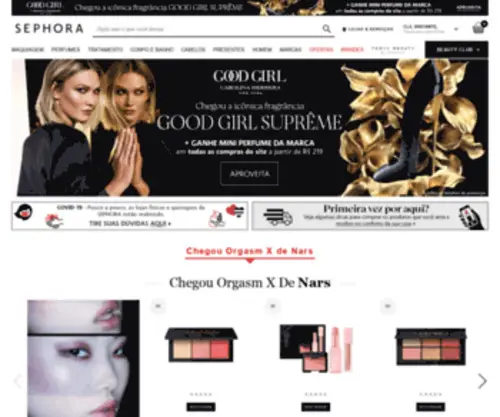 Sacks.com.br(Perfumes Importados) Screenshot
