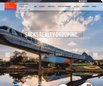 Sacksrealtygroup.com(Disney real estate) Screenshot